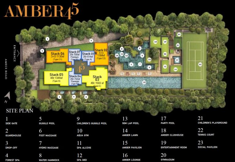 amber 45 site plan